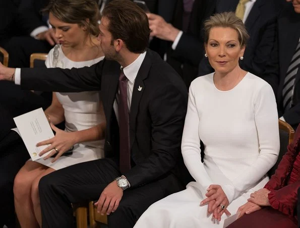 King Harald, Queen Sonja, Crown Prince Haakon and Crown Princess Mette-Marit attend the Nobel Peace Prize Award Ceremony