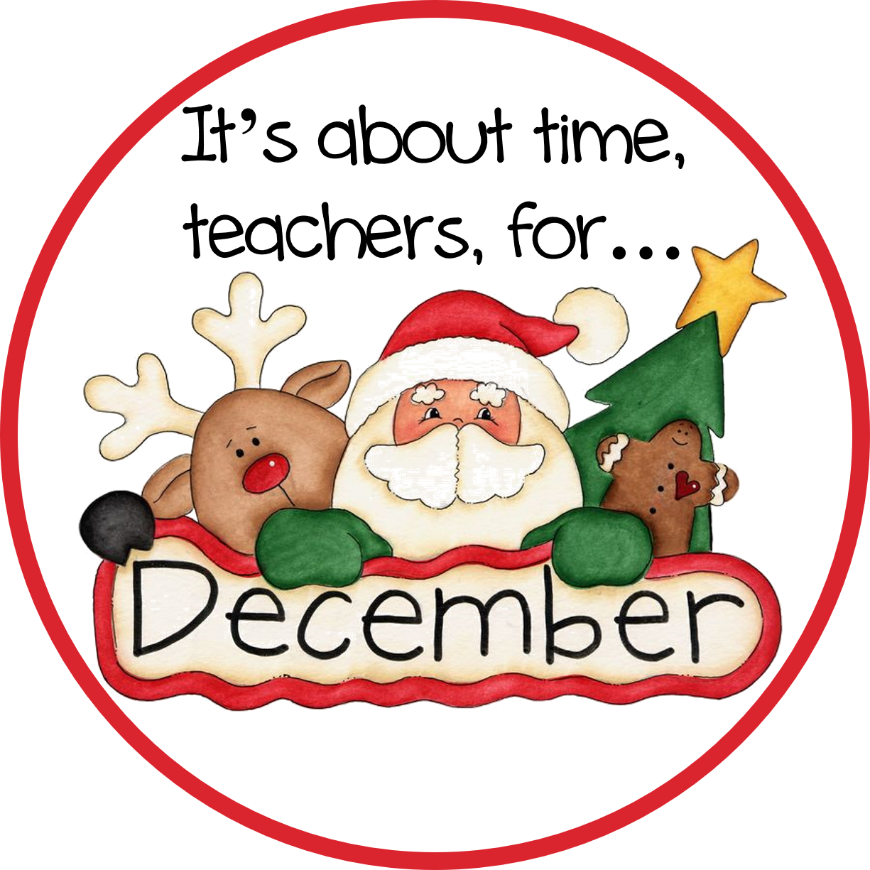 It's About Time, Teachers! DECEMBER FREEBIES for TEACHERS