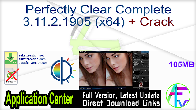Perfectly Clear Complete 3.11.2.1905 (x64) + Crack Perfectly Clear Complete 3.11.2.1905 (x64) + Crack