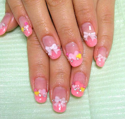 nail kitty hello designs pink character characters cartoon nails acrylic polish suited present well