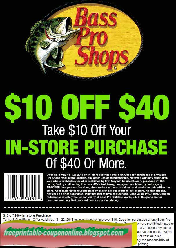 Printable Coupons 2018 Bass Coupons Printable Coupons 2018 Bass Coupons