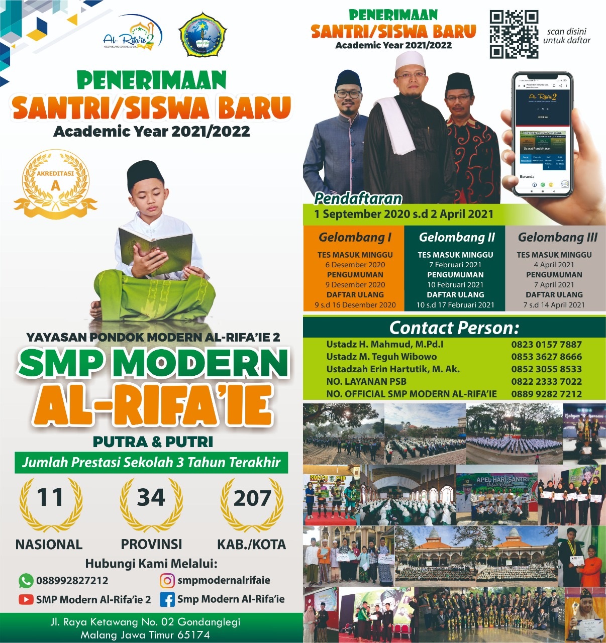 Pendaftaran Santri/Siswa Baru Putra & Putri tahun ajaran Pendaftaran Santri/Siswa Baru Putra & Putri tahun ajaran