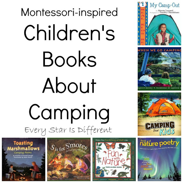 Montessori-inspired children's books about camping