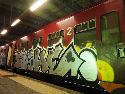 Graffiti on the Train