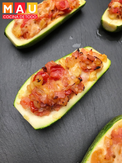 mau cocina de todo calabacitas rellenas de jamon y queso al horno gratinadas receta facil