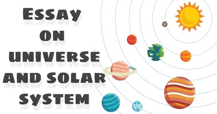 essay about universe and solar system