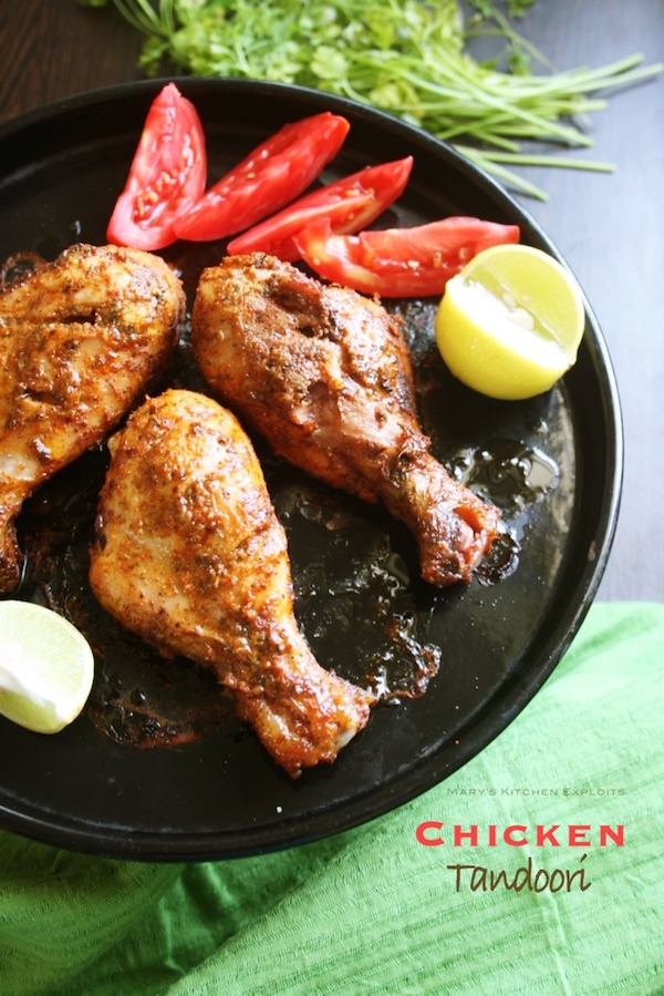 how to make Grilled Chicken Tandoori Recipe Using Ready Made Masala