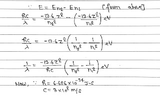 Calculation of Wavelength for Particular Photon