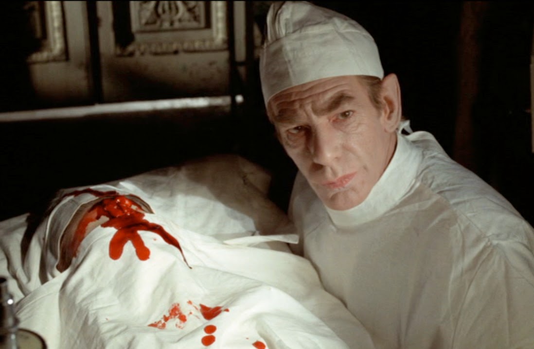 Michael Gough in Horror Hospital (1973)