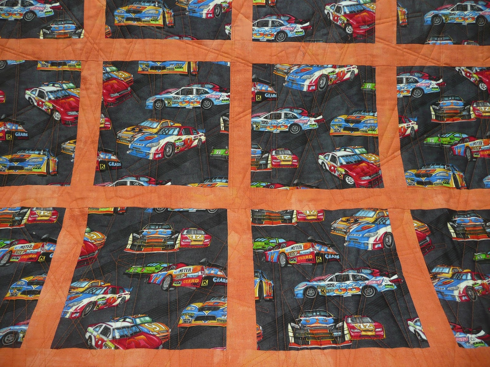 Acorn Ridge Quilting: Karyl's CASA Race Car Quilt #2