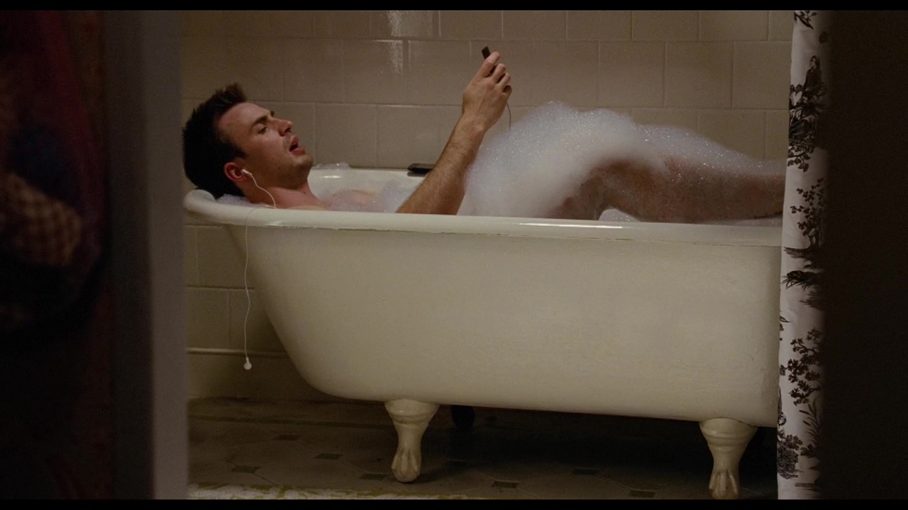 Chris Evans nude in What's Your Number? 