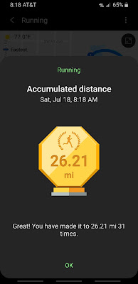 Marathon equivalent miles
