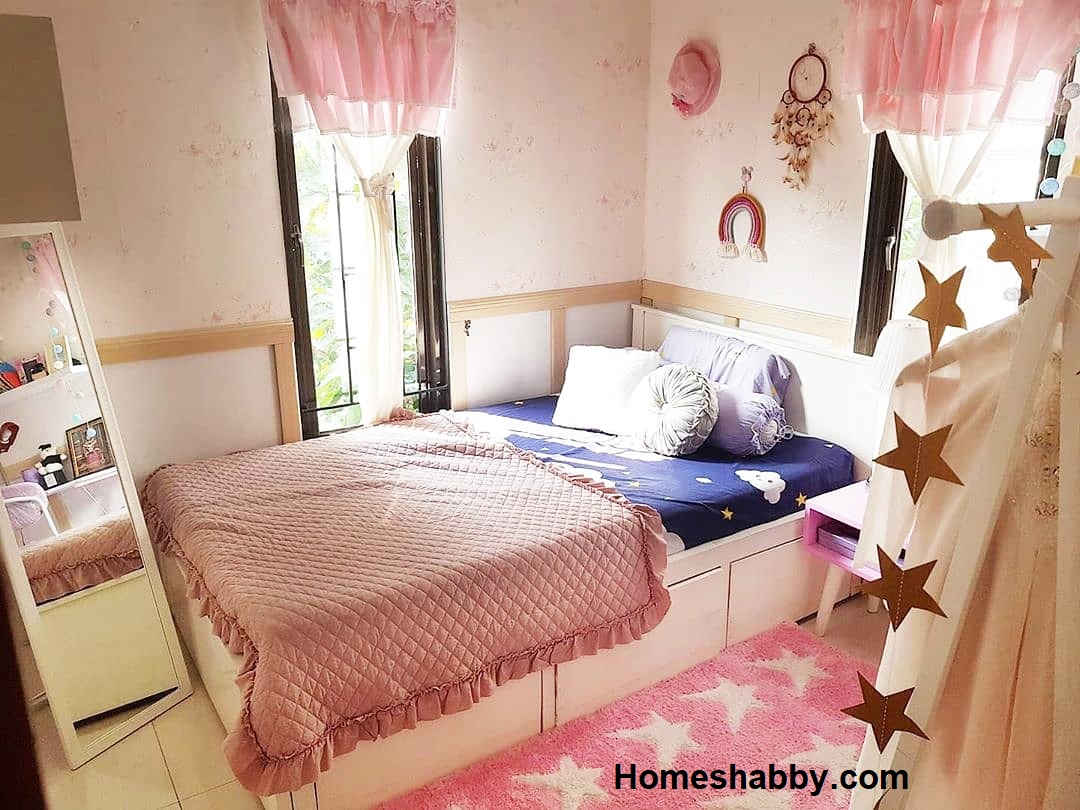 Referensi Desain Kamar Tidur Remaja Putri Yang Cantik Dan Minimalis Homeshabby Com Design Home Plans Home Decorating And Interior Design
