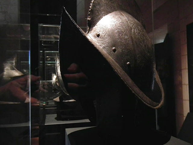 Late 17C comb morion style helmet. Photo by Loire Valley Time Travel.