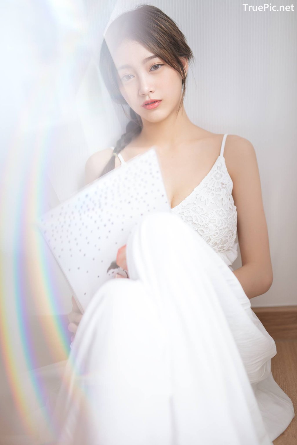 Image Thailand Model - Pimploy Chitranapawong - Beautiful In White - TruePic.net - Picture-10