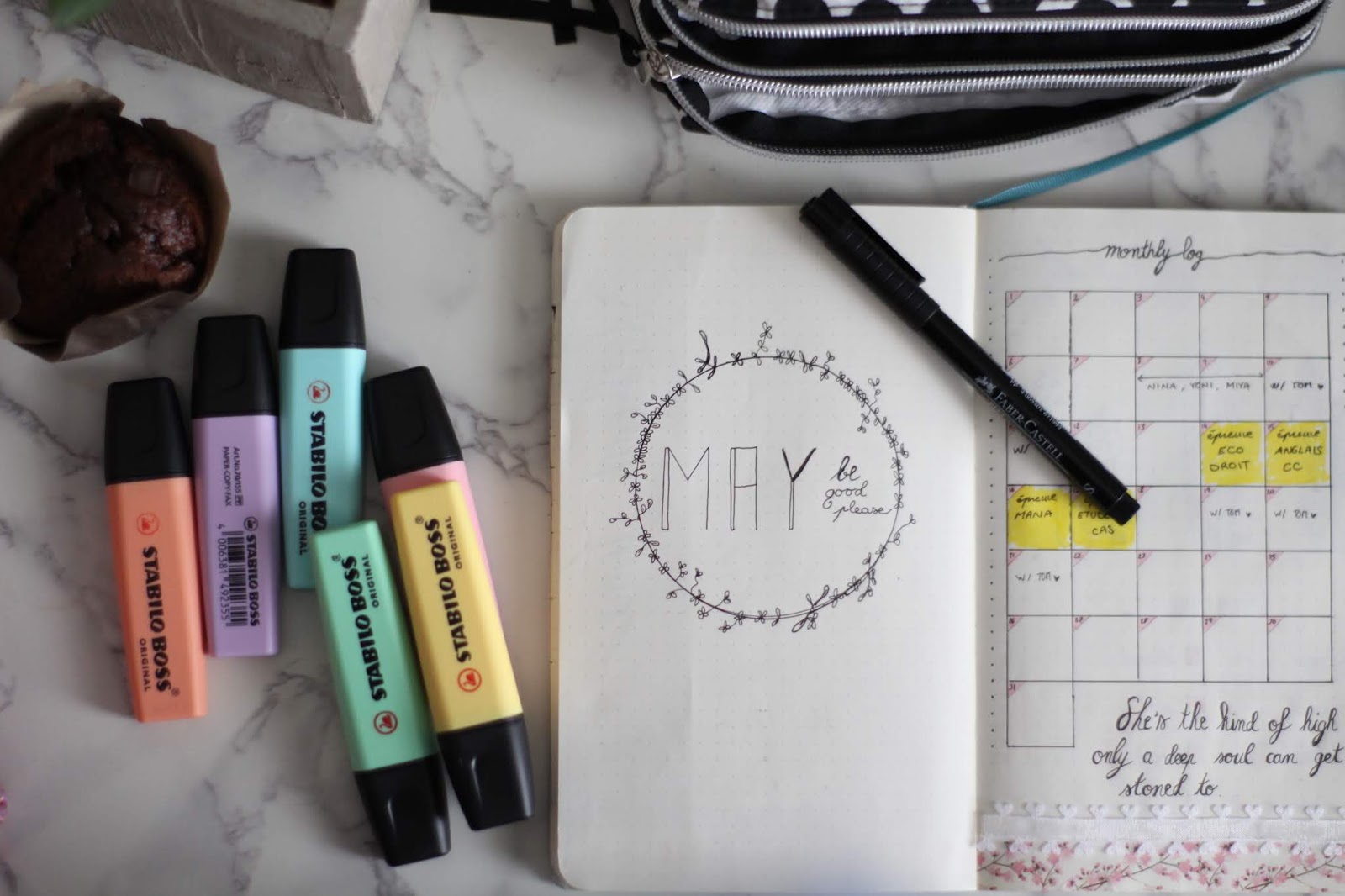 Growing Polymathic Bullet Journal Weekly Spreads Evolution