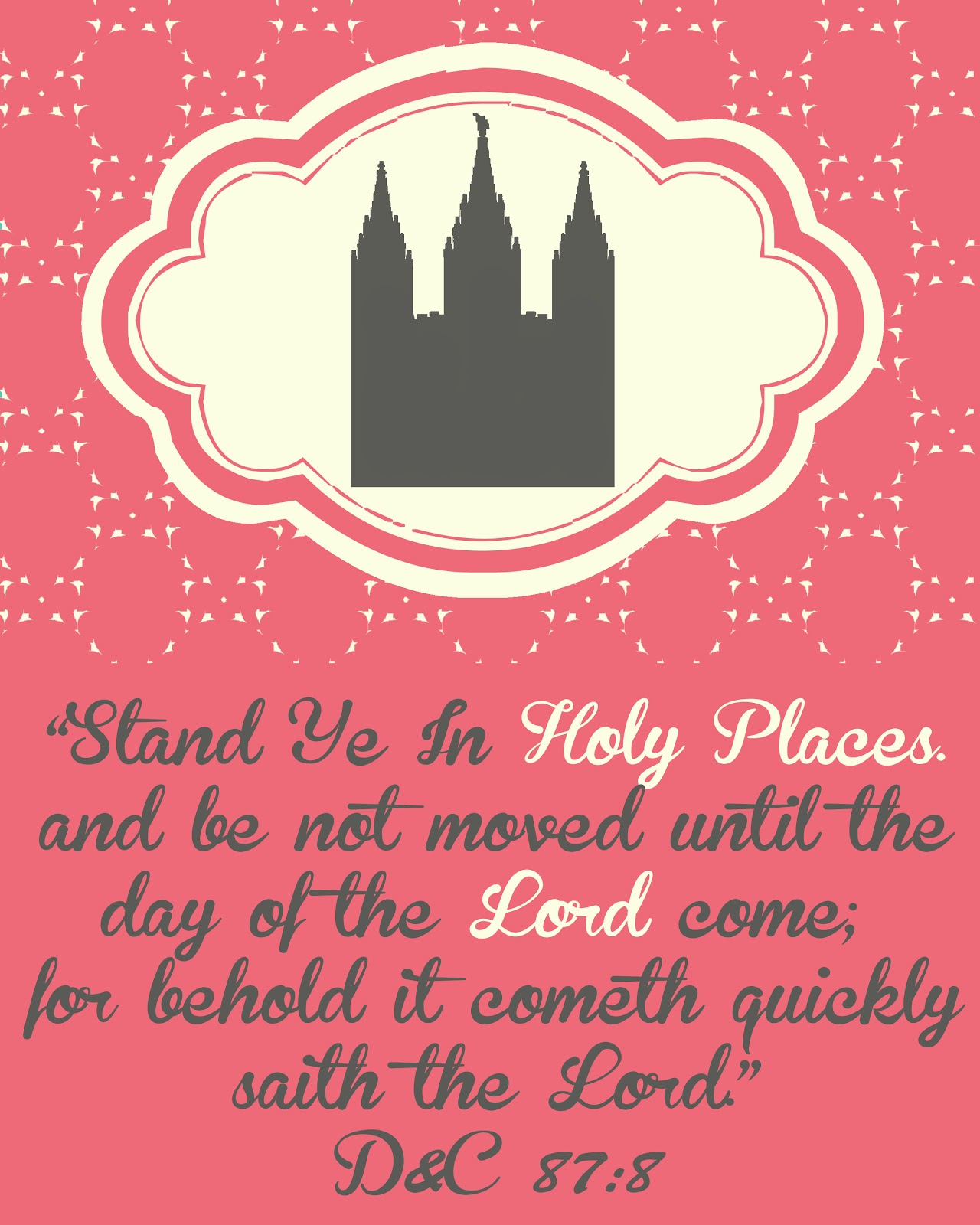 Autumn-Bennett: Stand Ye In Holy Places Printable! Youth Theme For 2013