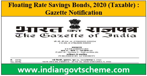 Floating Rate Savings Bonds