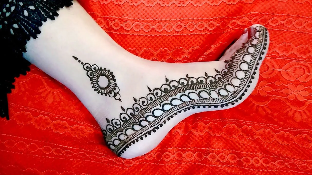 New Mehndi Designs – Beautiful Foot Mehndi Designs # i181