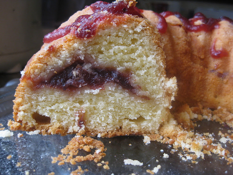 Cranberry Swirl Bundt Cake