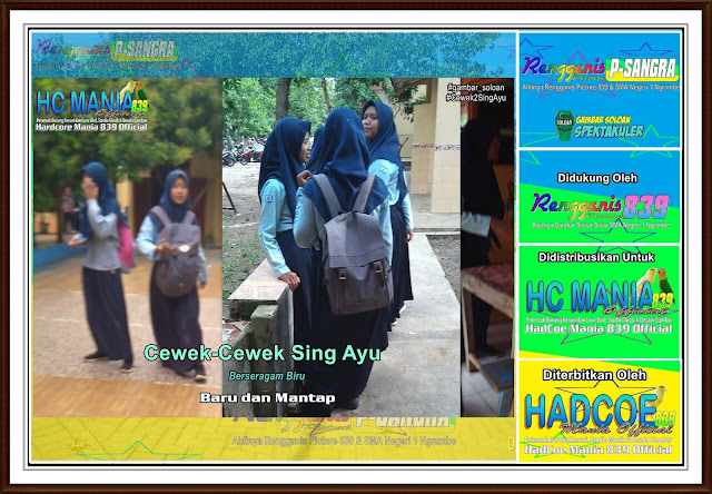 Gambar Soloan Spektakuler - Gambar Siswa-Siswi SMA Negeri 1 Ngrambe Cover Biru - 8 RG