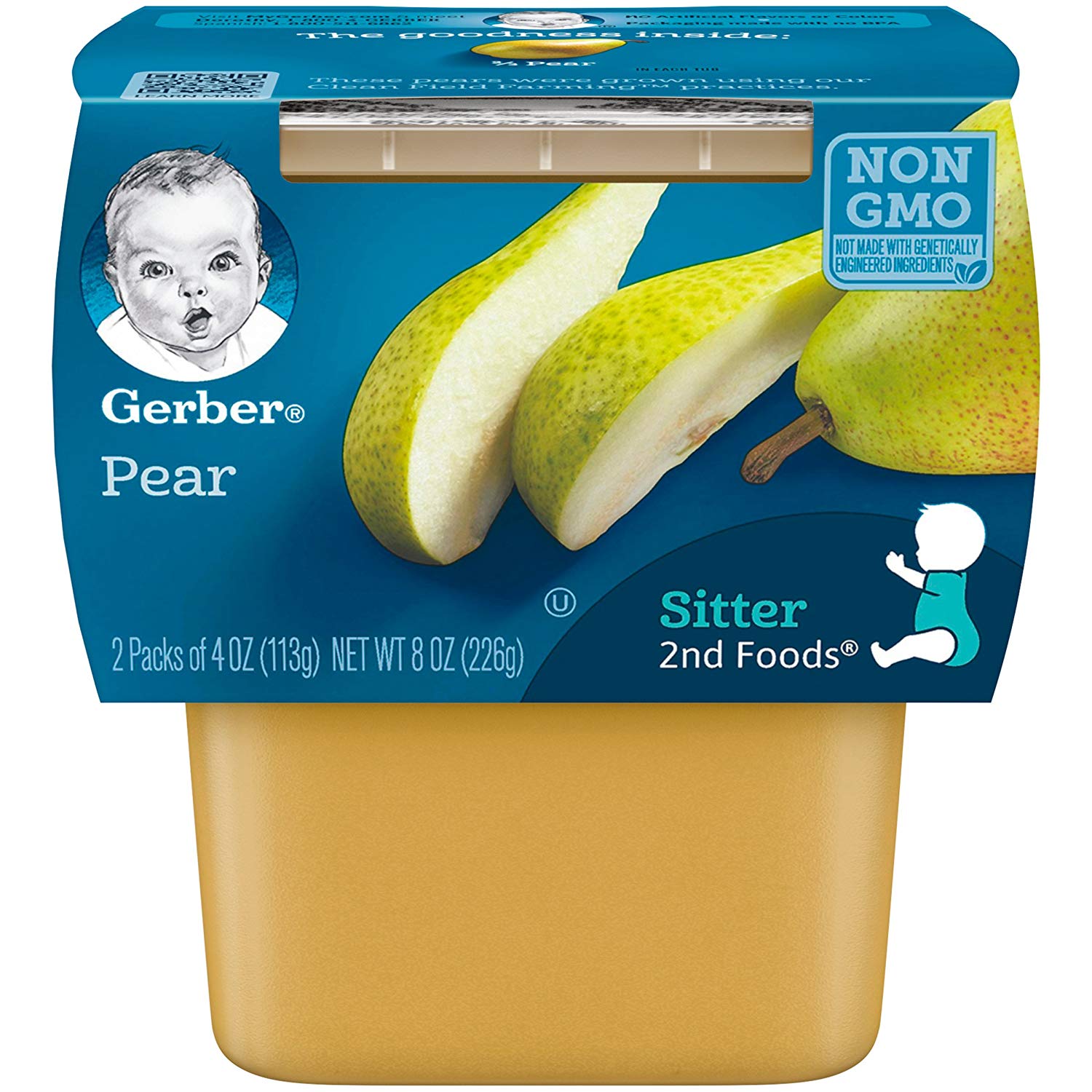 Kids Dealz: $4 Gerber 2nd Foods Pears, 4 Ounce Tubs, 2 Count (Pack of 8)