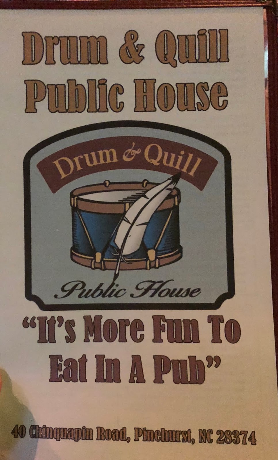 GREAT EATS HAWAII DRUM AND QUILL PUBLIC HOUSE PINEHURST, NORTH CAROLINA