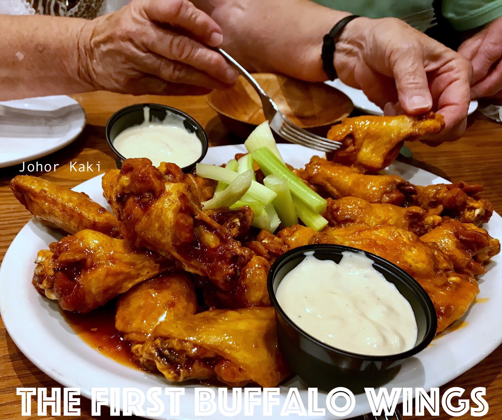 The World's First Buffalo Wings at Anchor Bar, Buffalo, New York Tony