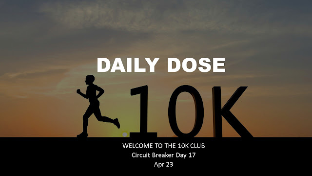 Daily Dose :  Welcome to the 10 K Club ( CB Day 17 )