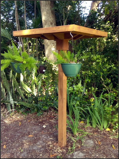 DIY Dual Purpose Platform Bird Feeder