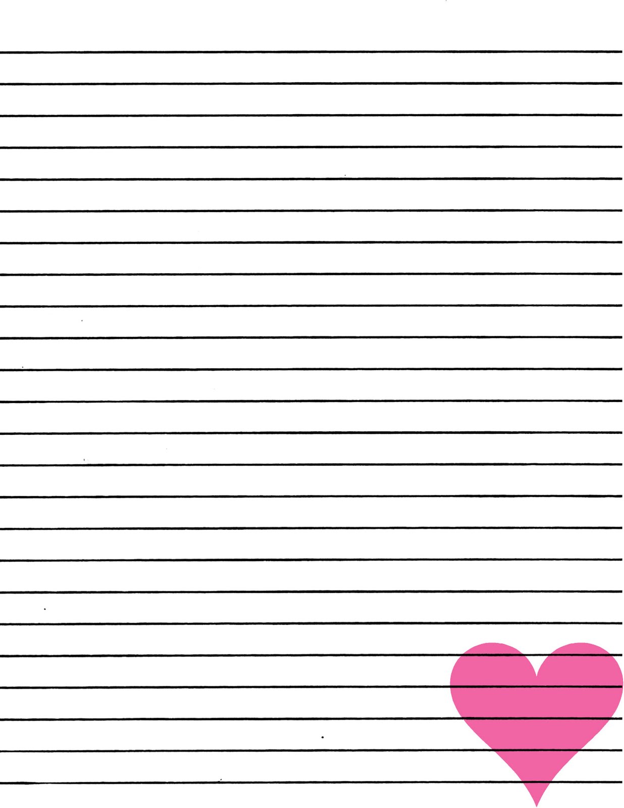 Free Printable Note Paper With Lines