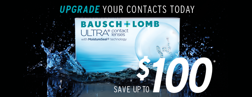  100 Rebate On Bausch Lomb ULTRA Contacts Makes Annual Supply 140 