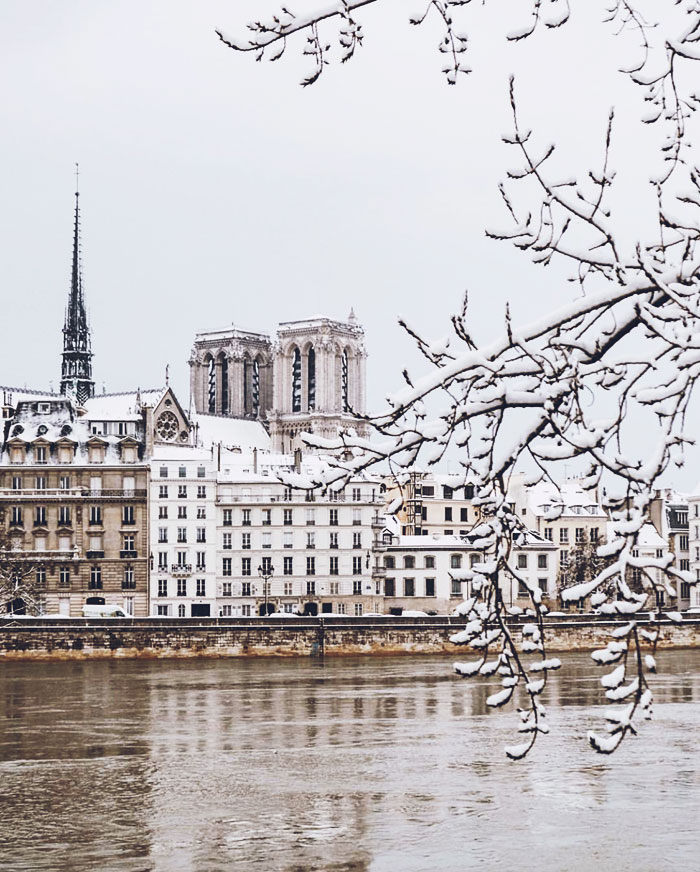 Weekday Wanderlust | From Instagram: Paris Sous La Neige / Paris in the Snow