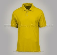 Camisa polo amarilla
