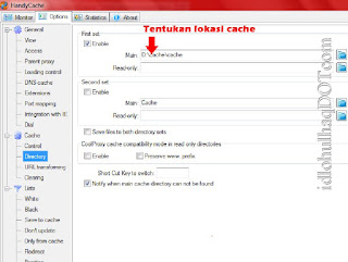 Handy Chace - Lokasi Penyimpanan Cache