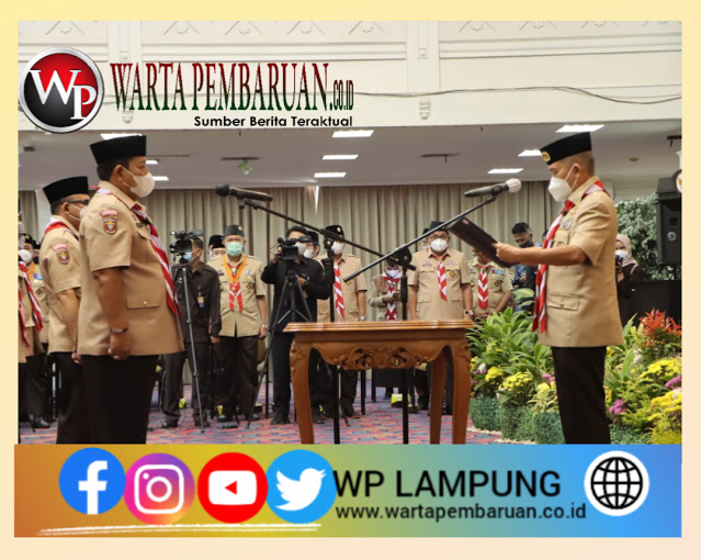 Gubernur Arinal Djunaidi Dilantik Sebagai Ketua Majelis Pembimbing Daerah Gerakan Pramuka Lampung