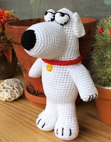 PATRON GRATIS BRIAN GRIFFIN | PADRE DE FAMILIA AMIGURUMI 1534