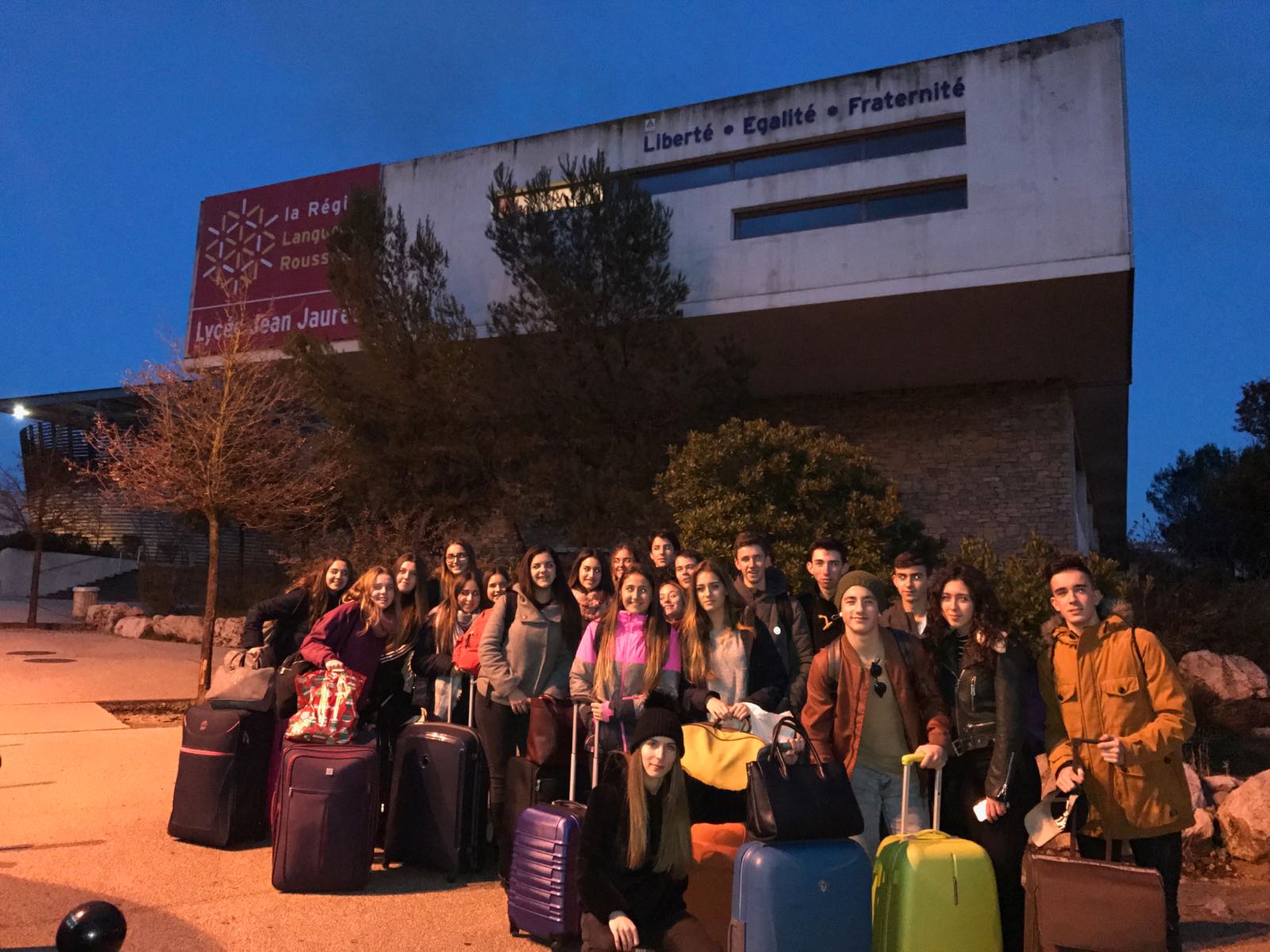 Intercanvi de l'alumnat de Francès al Lycée Jean Jaurès a Saint Clément
