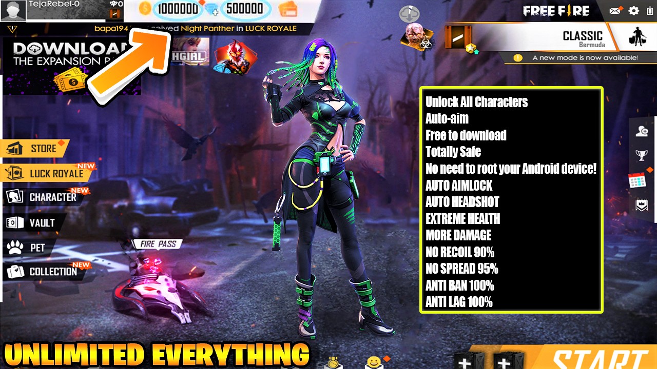Free Fire Hack Mod Apk