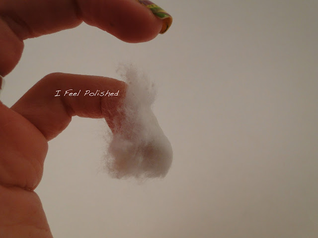 One Cotton Ball Nail Polish Removal