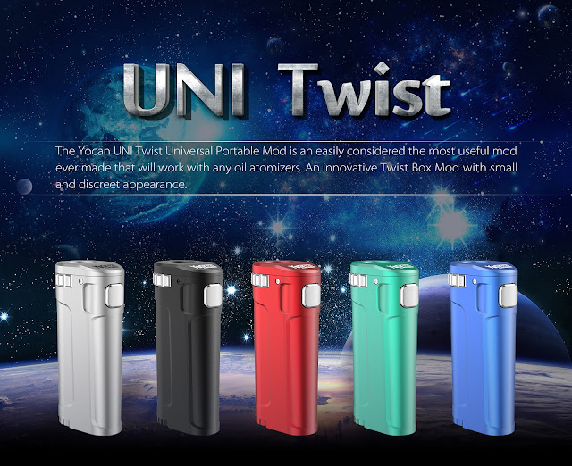 Introducing the UNI Twist Universal Portable Mod from Yocan Tech