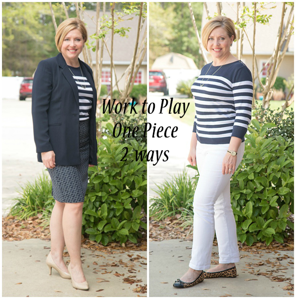 Work to Play- One piece two ways
