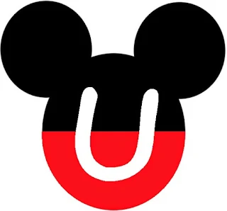 Abecedario en Cabezas de Mickey Mouse. Mickey Heads with Alphabet. 