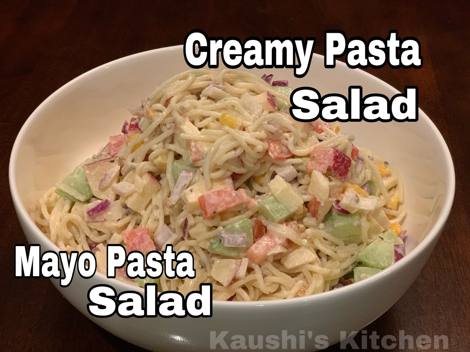 MAYO PASTA SALAD CREAMY PASTA SALAD MAYO SPAGHETTI SALAD