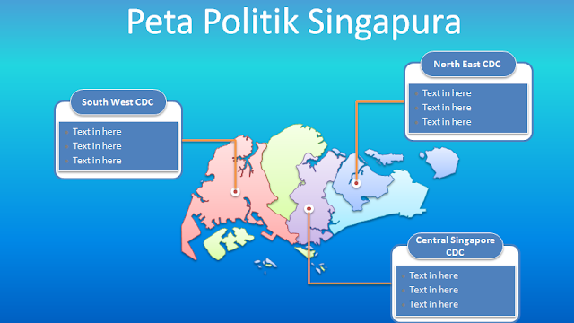 image: Slide 2 Template PPT Peta Singapura