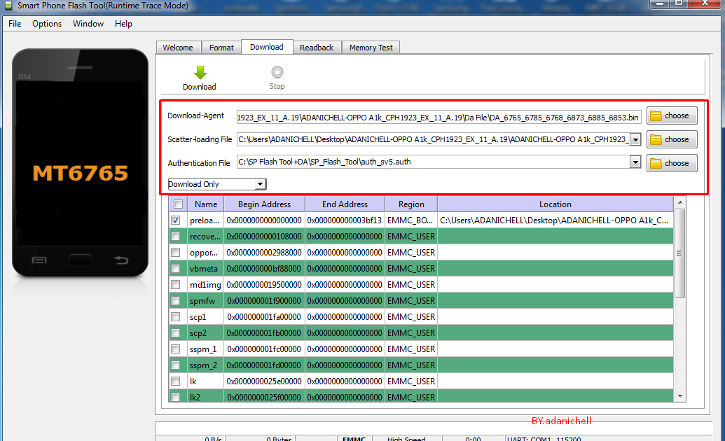 Cara Flash Hp Oppo A1k Lupa Password Via Flashtool Tested Adanichell Software Hardware