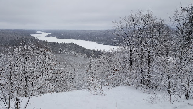 Vue à partir du sommet du Mont des Cascades