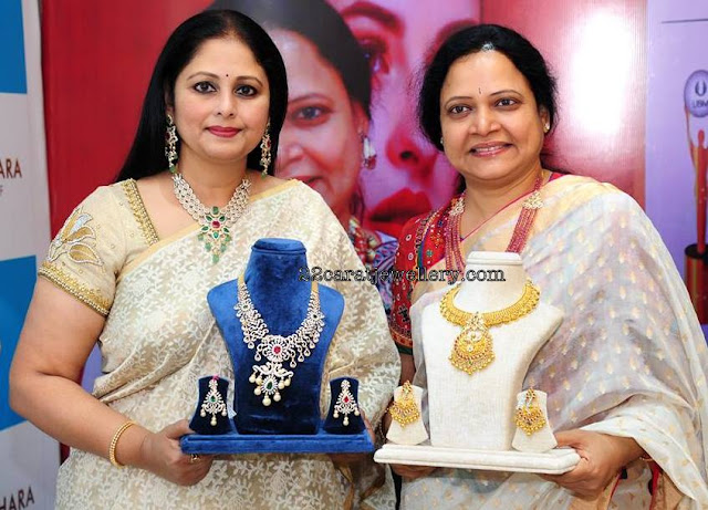 Jayasudha Showcasing Diamond Sets - Jewellery Designs