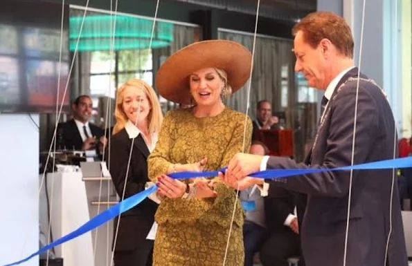 Queen Maxima of The Netherlands attended the opening of SingularityU The Netherlands, a Dutch branch of the US benefit corporation