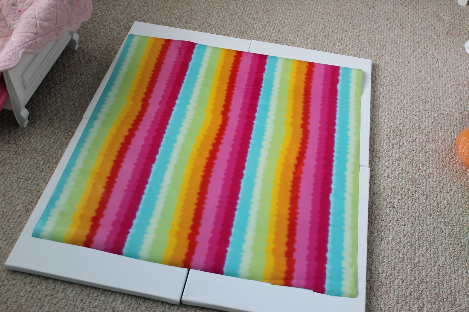 Studio K Interiors Canvas Wrapping Paper Art Easiest ever!